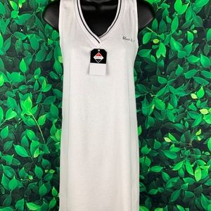 Blanc du Nil Mini Dress White Cotton 1956 L